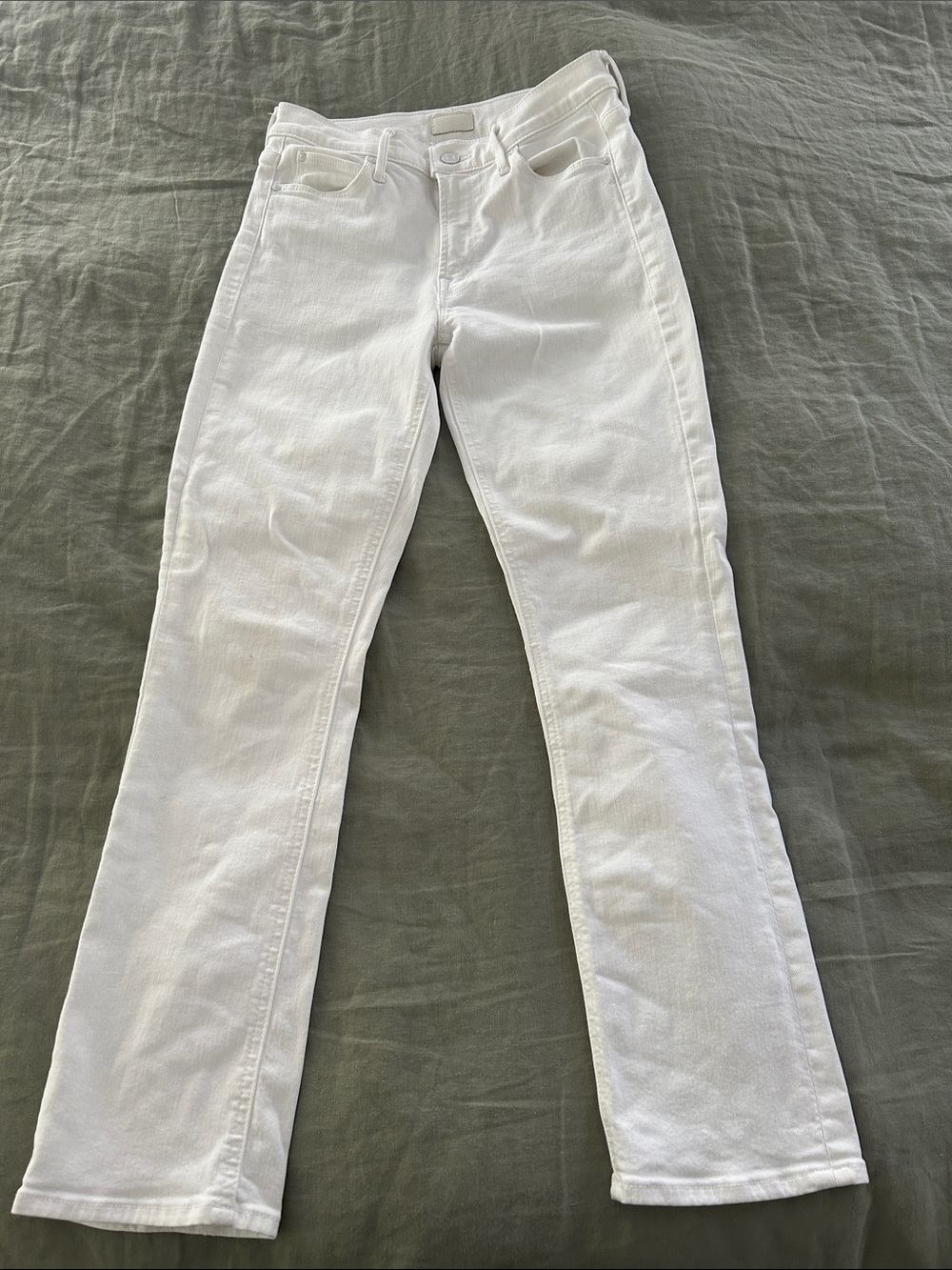 MOTHER White Skinny Jeans